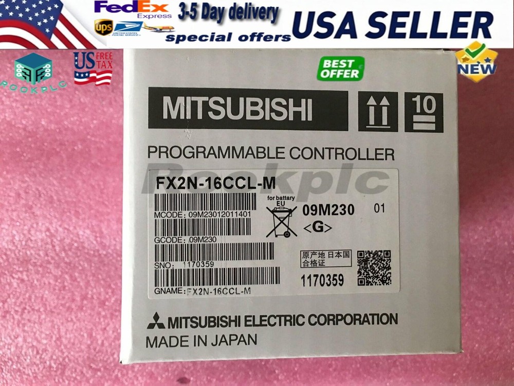 1PC New Mitsubishi FX2N-16CCL-M PLC In Box Expedited Shipping FX2N16CCLM