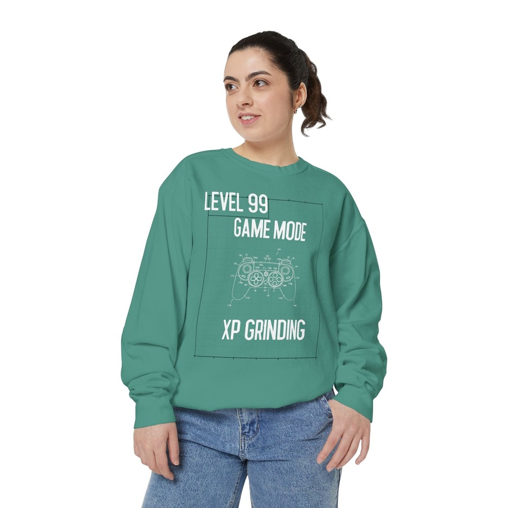 Ctrl + Alt + Game All Day-Dyed Sweatshirt