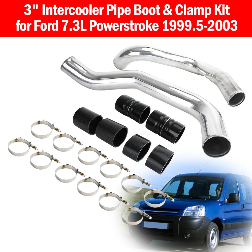 3 Inch Intercooler Pipe Boot and Clamp Kit for 1999-2003 Ford 7.3L Powerstroke  