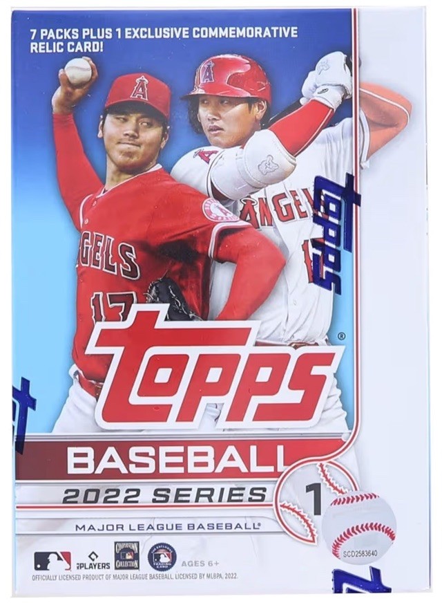 2022 Topps Series 1 Baseball Blaster Box 24 Cards