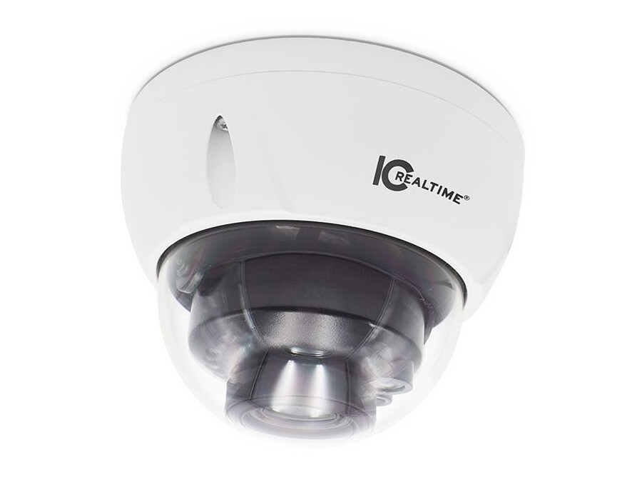 ICRealtime ICIP-D8732Z 8MP IP In/Out Mid Size Vandal Dome Camera/2.7-12mm Lens