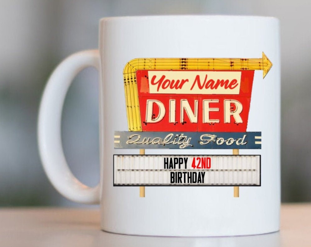 42nd Birthday Gift For Women And Men 42nd Birthday Mug 42 Year Old Birthday