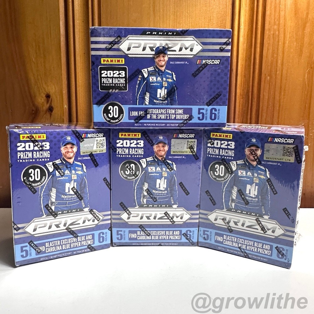 2023 Panini Prizm Nascar Racing Cards factory sealed Blaster X 4 BOX LOT NEW