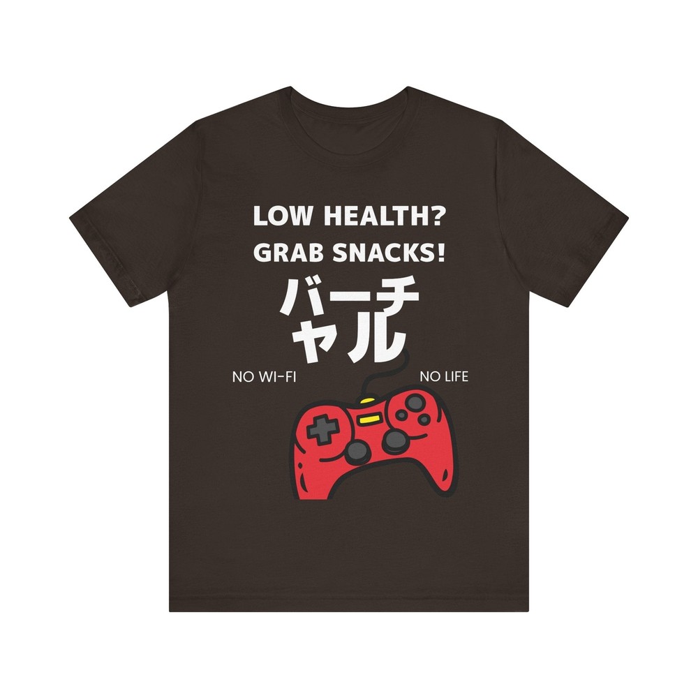 Camiseta Jersey Manga Corta Unisex Low Healthy Grab Snacks