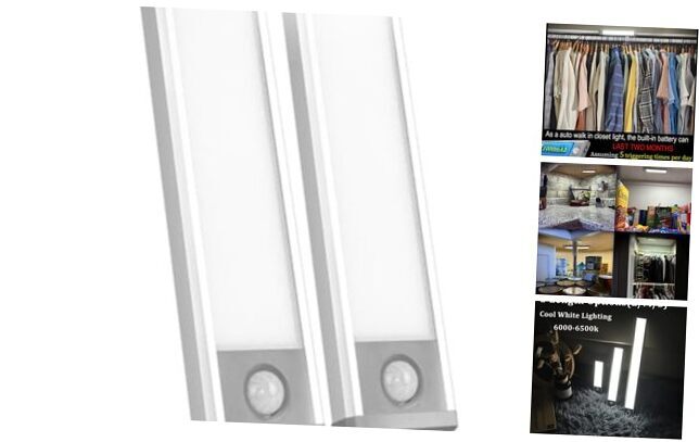 2 Pack 24LED Rechargeable Closet Lights. Motion Sensor Under kitchen 5.5 inch