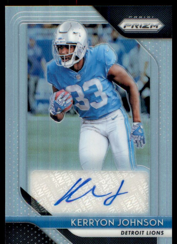 2018 Panini Prizm Rookie Autographs Prizms #17 Kerryon Johnson