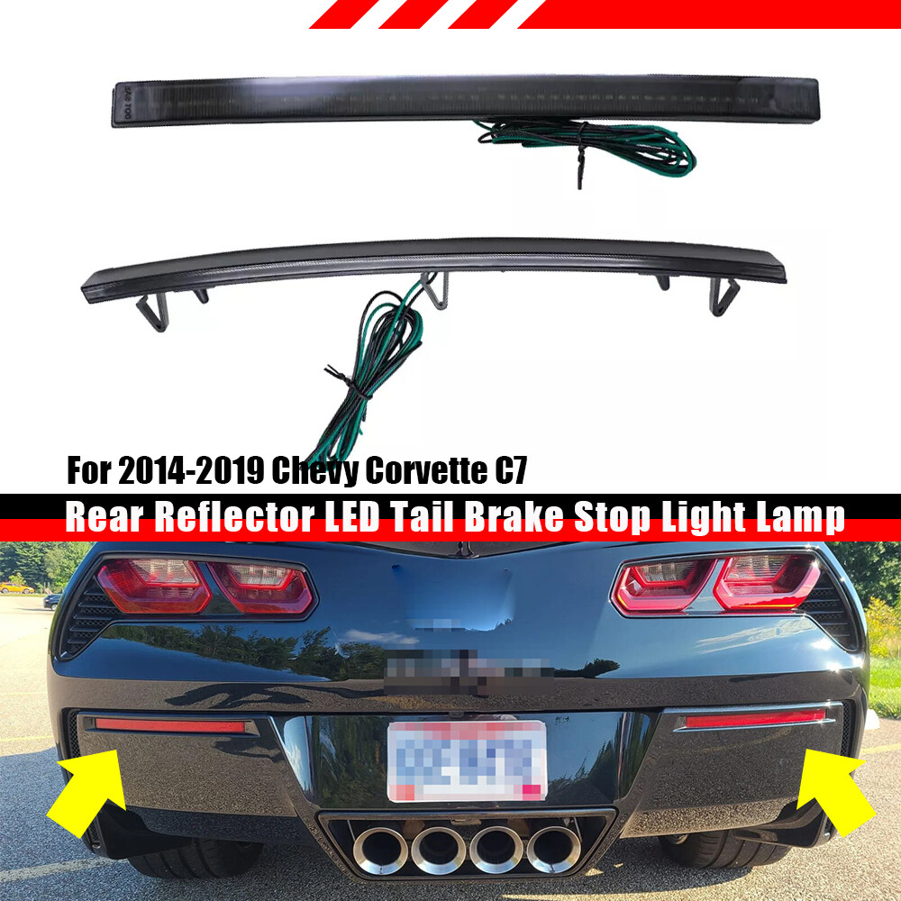 Chevrolet Corvette C7 14-19 LED Smoke Lens Rear Bumper Brake Light