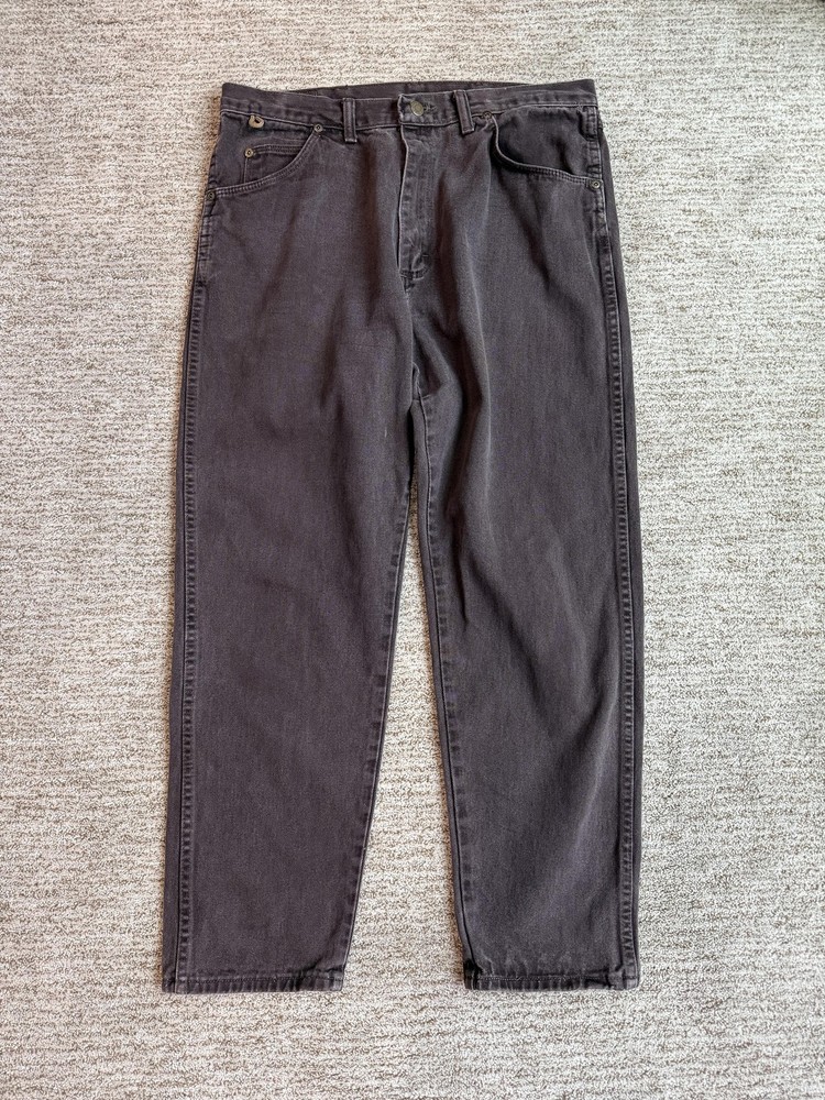 Vintage Wrangler Jeans Mens 36x30 Straight Leg Denim Made USA 90s
