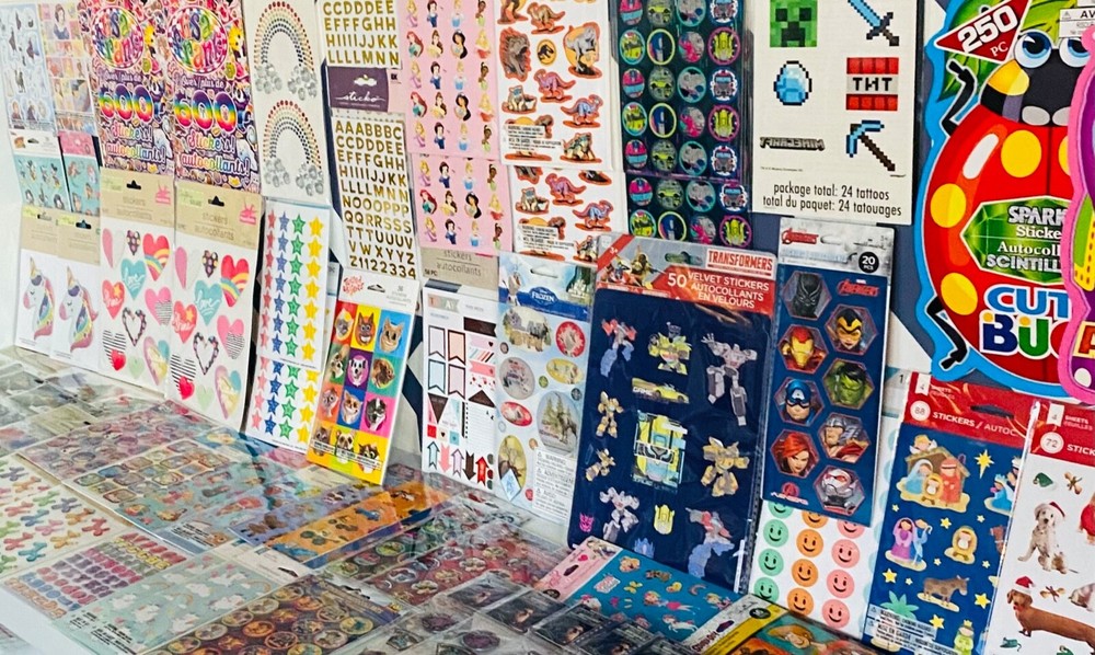 SALE! Childrens Gift Lot Stickers Planner Crafters Scrapbook  | 600+ Pcs.