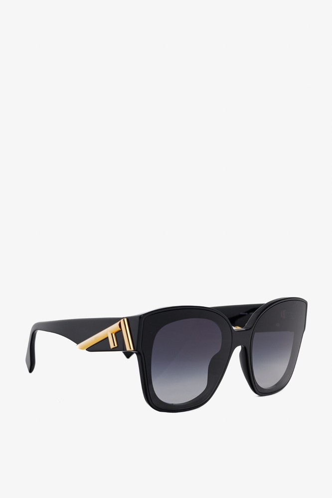 Fendi FE40098I First F-Motif Oversized Acetate Sunglasses