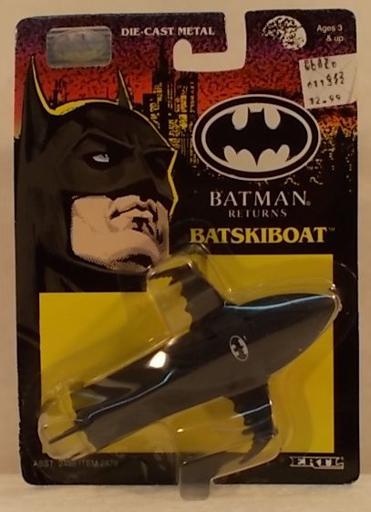Batman Returns Movie Die-Cast Batskiboat 1:64 Ertl Tim Burton Michael Keaton MOC