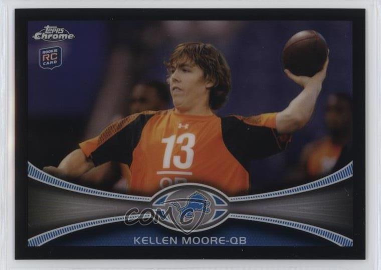 2012 Topps Chrome Black Refractor /299 Kellen Moore #27 Rookie RC