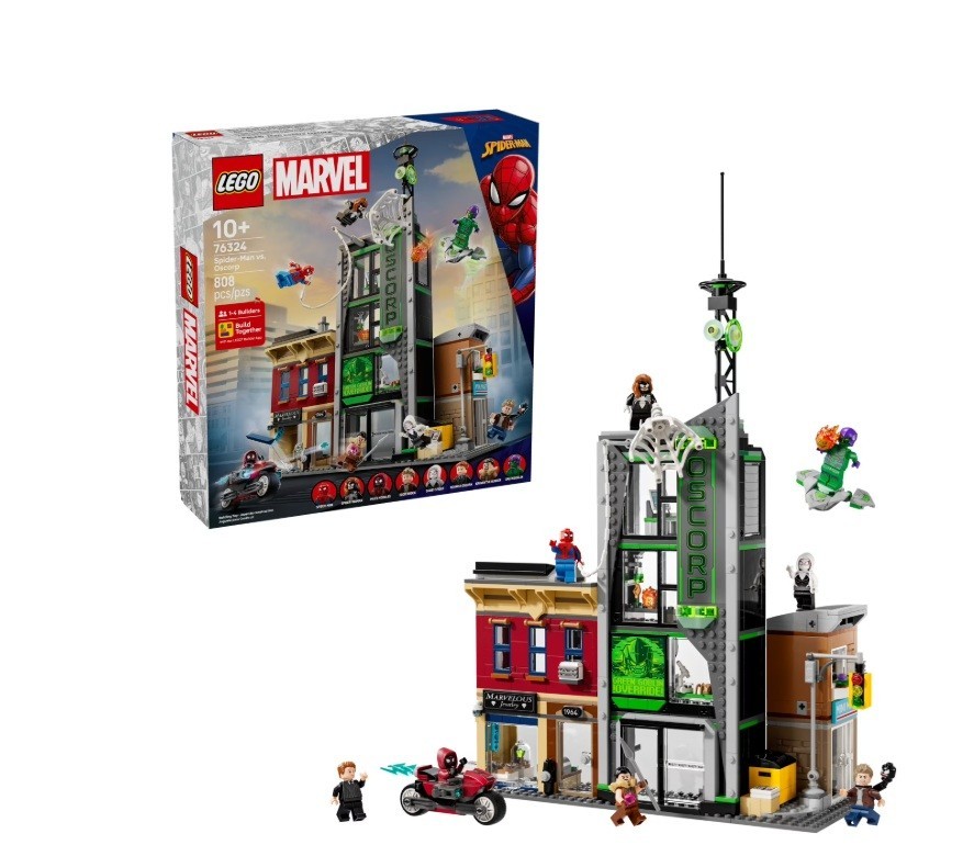 LEGO Marvel Spider-Man vs. Oscorp 76324 Building Kit (808 Pieces) SALE NEW