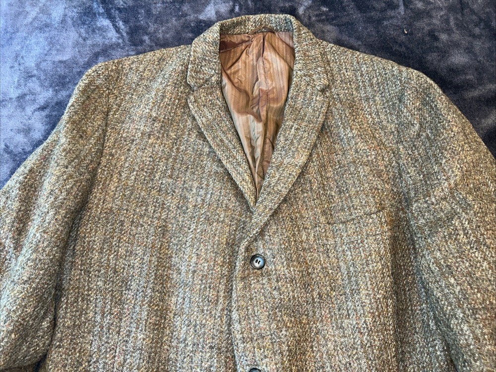 Men’s Vintage ANDERSON - LITTLE Harris Tweed Jacket Size Small