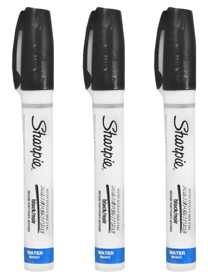 Sharpie Poster Paint Markers, Medium Point, Bundle of 3 Markers