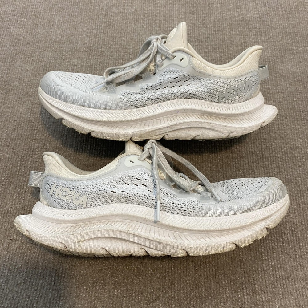 Hoka One One Kawana 2 Shoes Womens Size 8 Gray Mesh Low Top Running Sneakers