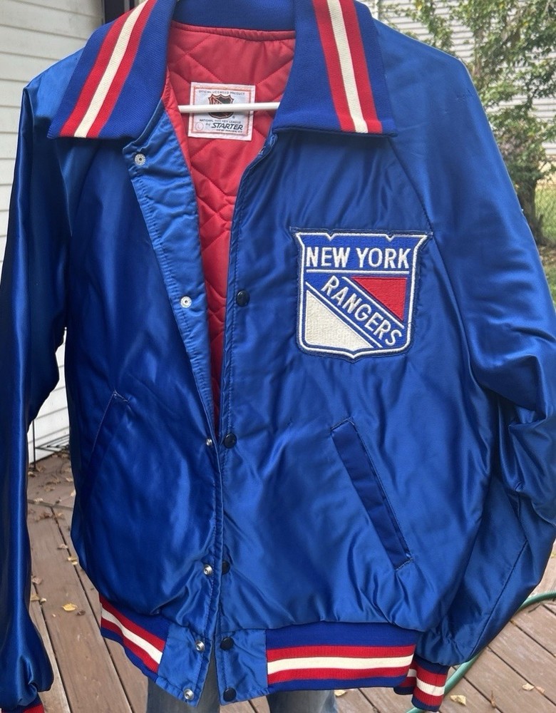 New York Rangers Official NHL by Starter jacket, Size L