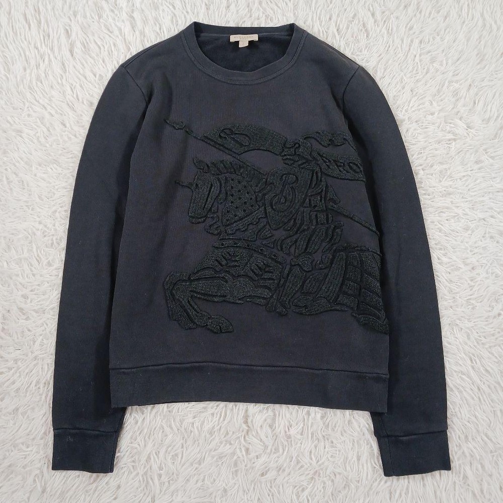 Burberry Sweatshirt Black Men's Fashion from Japan
