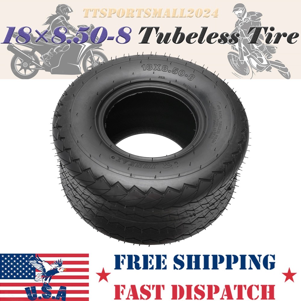 18x8.50-8 18x8.50x8 Tubeless Turf Tire For Lawn Mower Garden Tractor Golf Cart