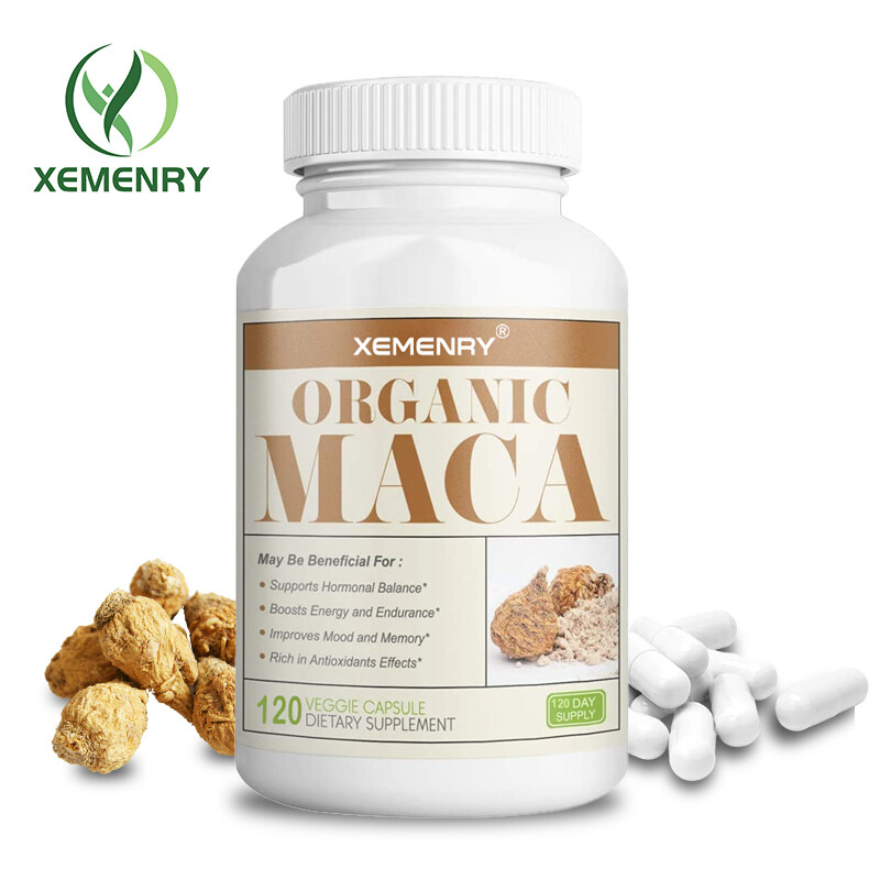 Organic Maca 1000mg - Testosterone Booster, Muscle Health, Energy & Endurance