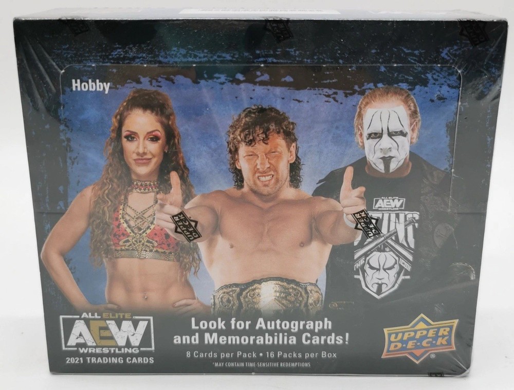 2021 UPPER DECK ALL ELITE WRESTLING AEW HOBBY BOX NEW FACTORY SEALED