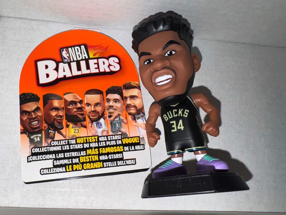 NBA Ballers Mini Action Figures Giannis Milwaukee Bucks (NEW) Rare Limited