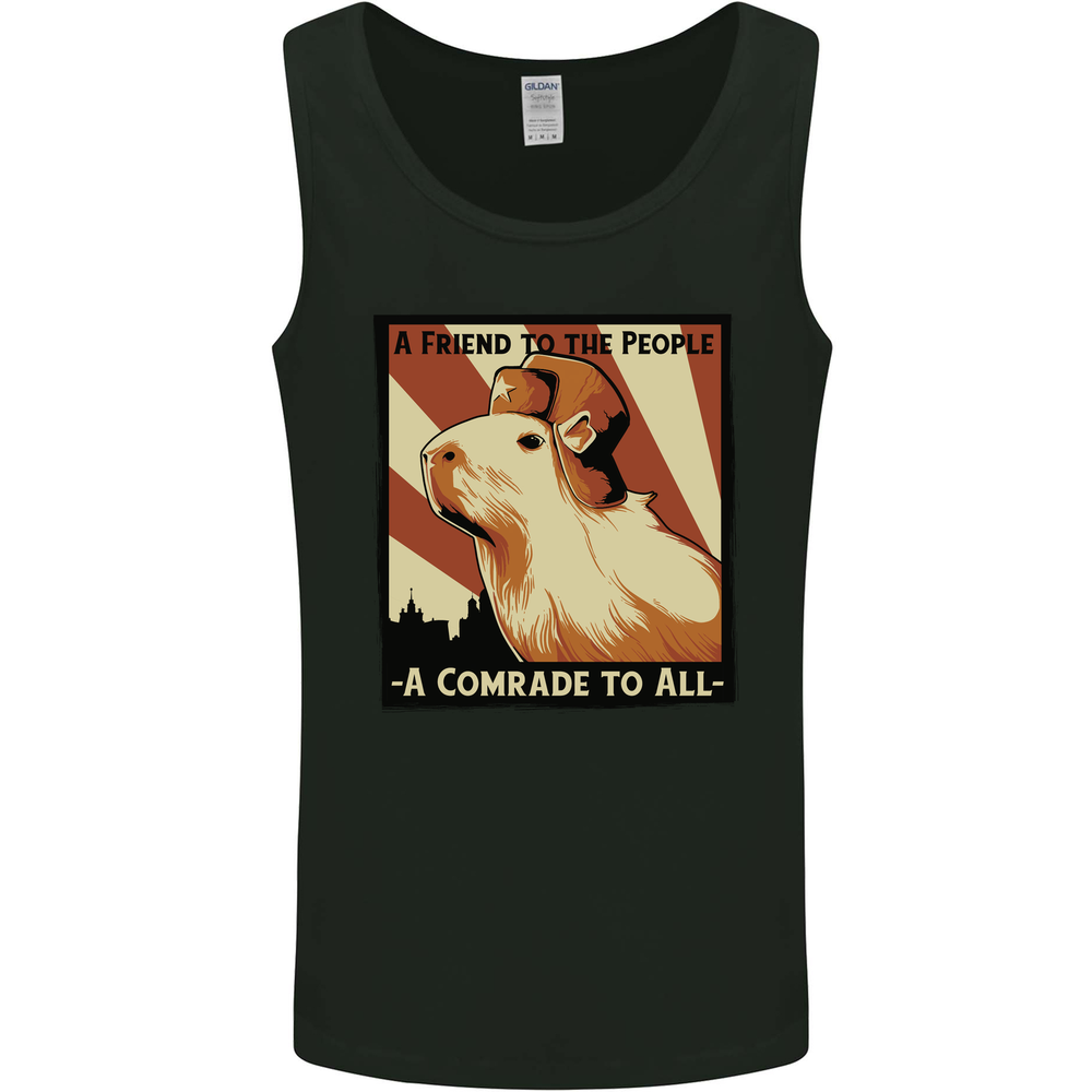 Capybara Comrade Mens Vest Tank Top