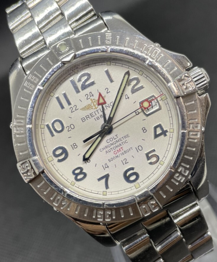 Breitling Colt A32350 Automatic Men's Watch White Dial Ref C0227-W006