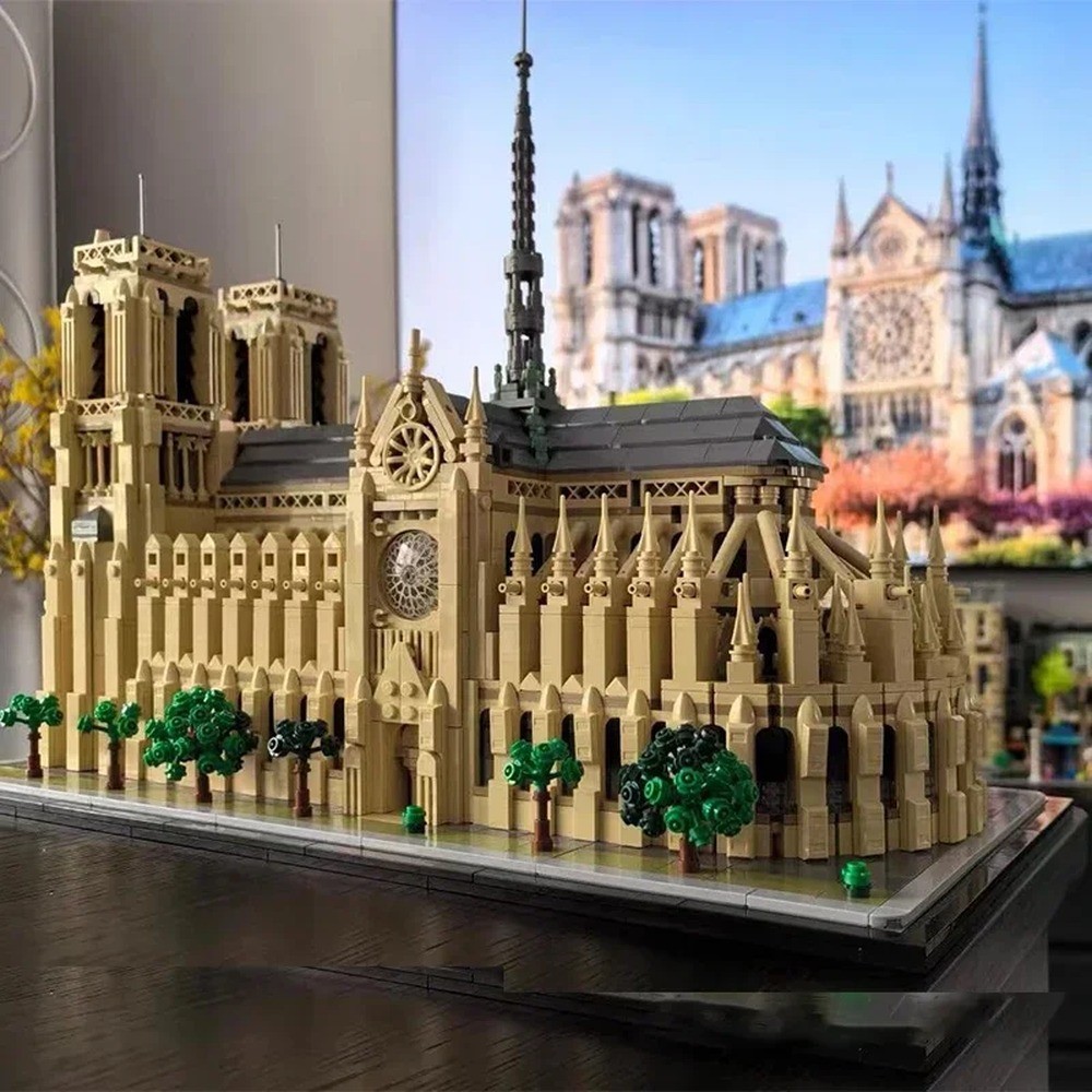 Cathedral Building Kit — 4,383-Piece Model Set for Adults