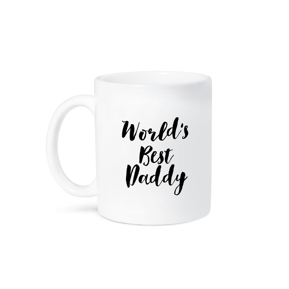 3dRose Worlds Best Daddy Coffee Mug 11 oz Ceramic Gift
