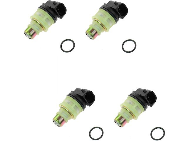 TRQ Fuel Injector Set fits Chevy LLV 1994-1995 2.2L 4 Cyl 31BTNW