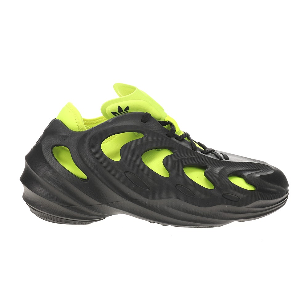 adidas Adi Fom Q Lace Up Mens Black Yellow Casual Sneakers IE7385