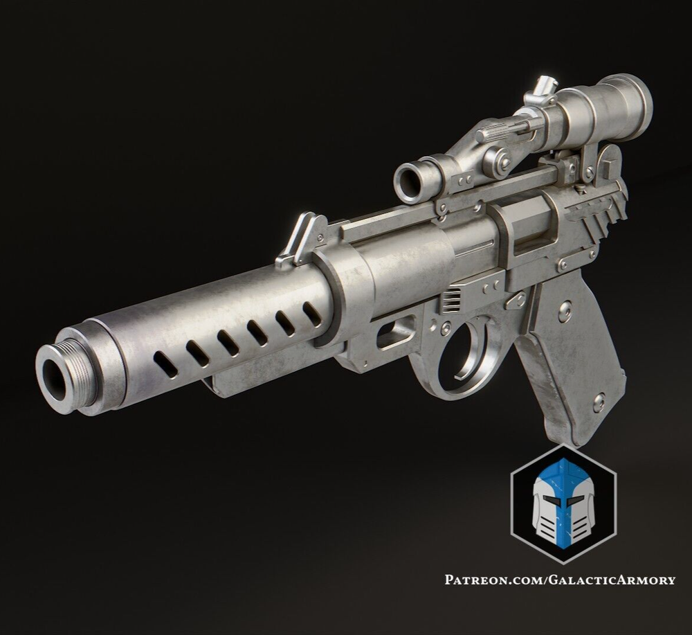 Custom 3D Printed Jedi Survivor Blaster - Combustion Replica Prop 1:1 (Painted)