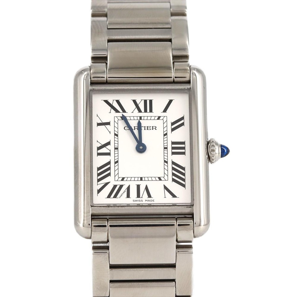 Authentic Cartier Tank Master LM WSTA0052 Stainless Steel Quartz Watch 2700039981919