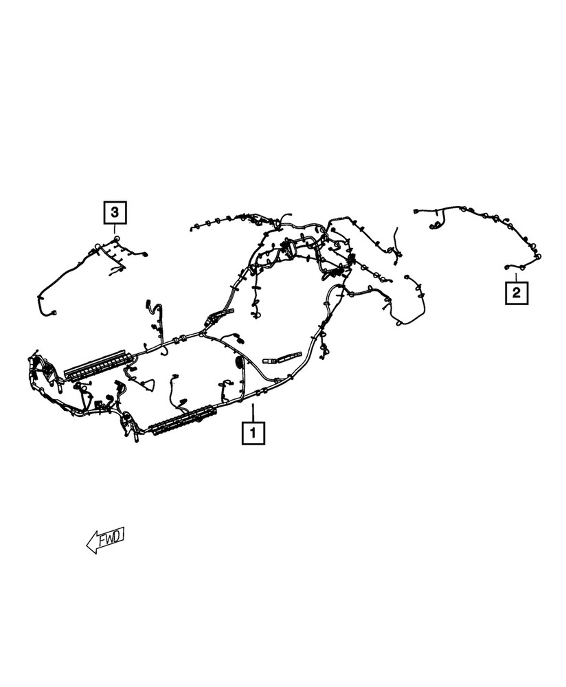 Genuine Mopar Jumper Wiring 68142721AESelect Your Vehicle to Ensure Guaranteed Fit-QTY1