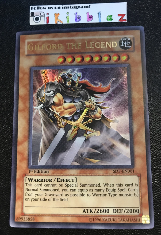 Gilford the Legend SD5-EN001 Structure Deck: Warrior's Triumph 1st Edition