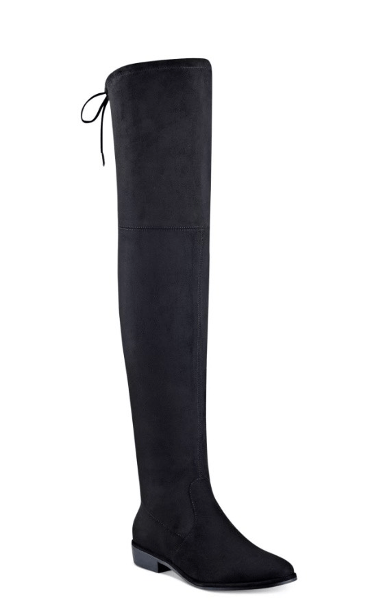 NWT Marc Fisher Humor2 Padded Insole Riding Over-The-Knee Boots size 5.5 black s