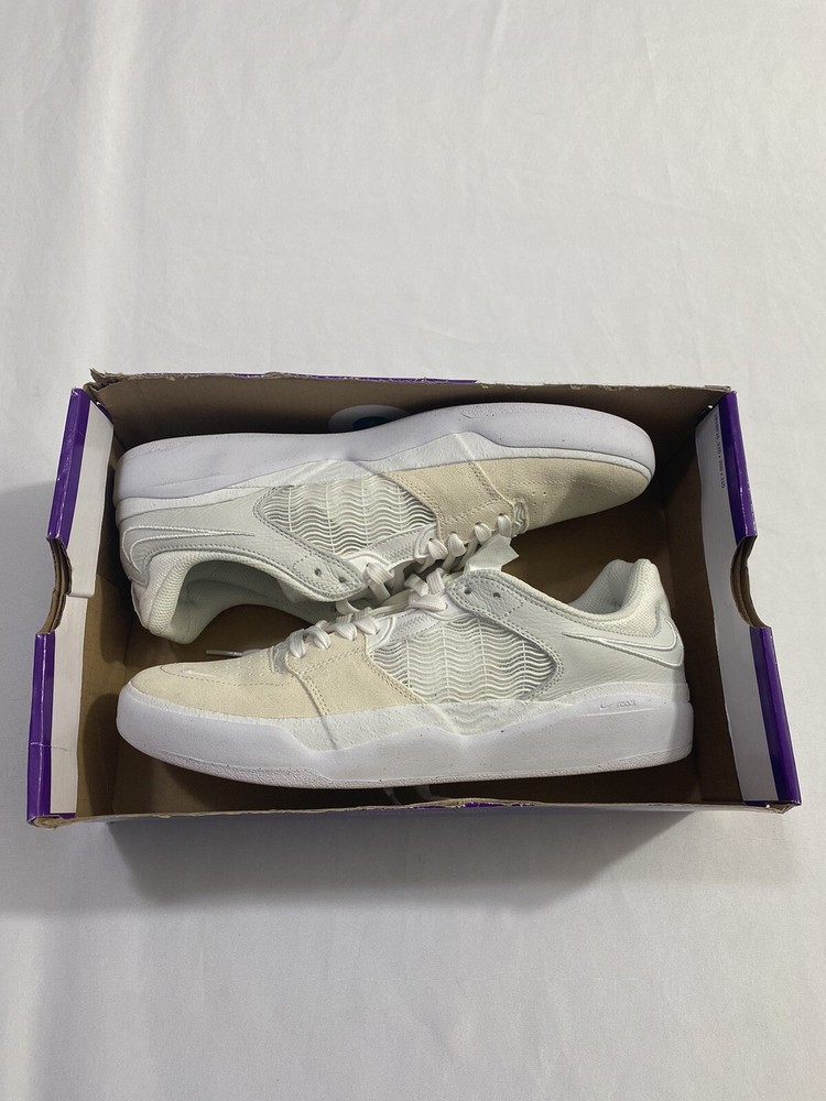 New Mens Size 9.5 White Nike SB Ishod PRM Skateboarding Shoes DQ4558 111