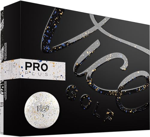 Limited Edition Pro Plus Golf Balls (Drip Navy Orange)
