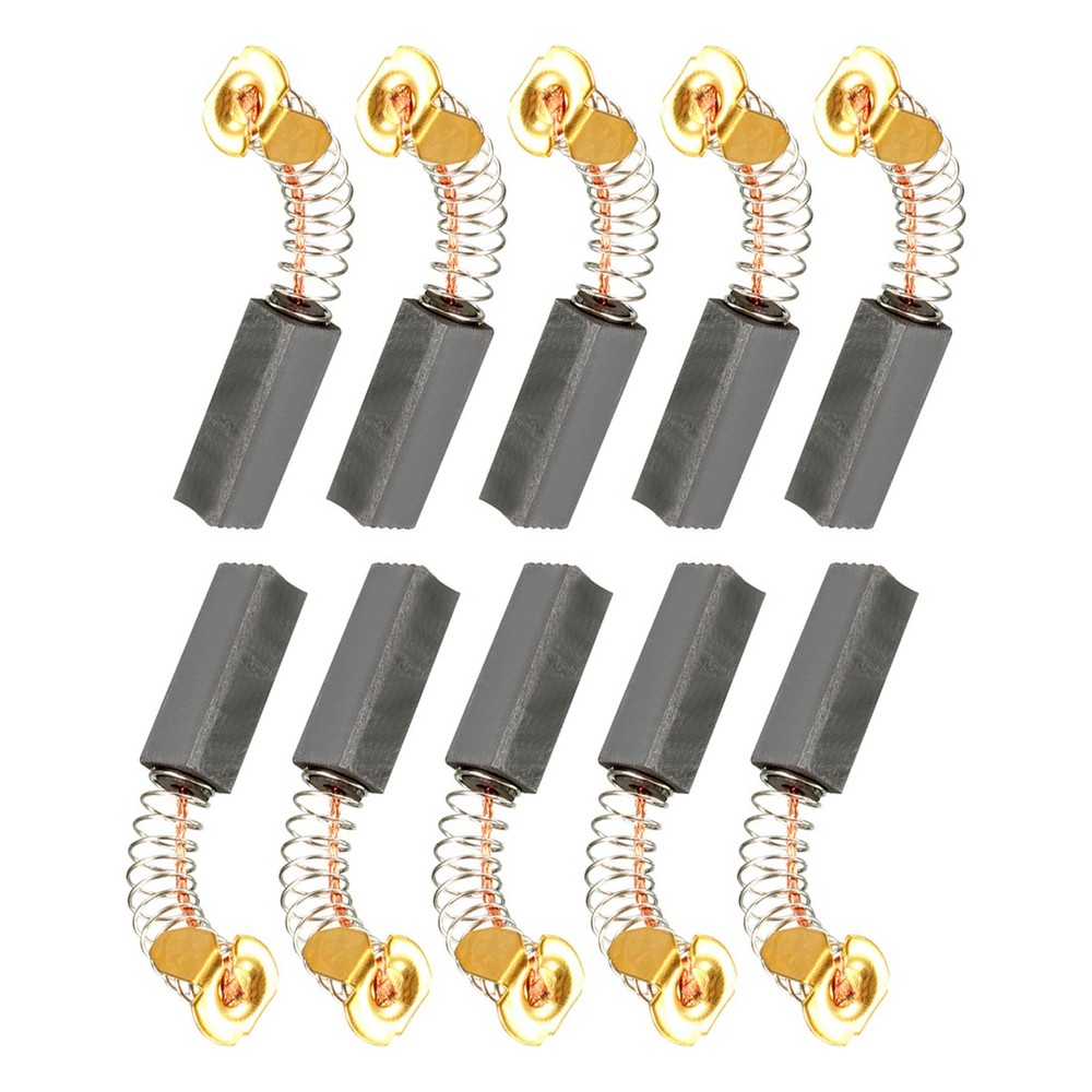 Set of 10, Carbon Brushes for Electric Motors 20mm x 7mm x 6mm Replacement Part