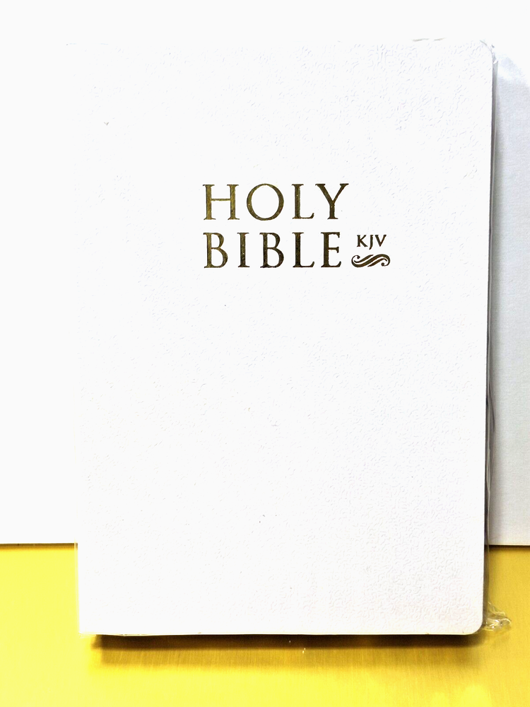 Holy Bible KJV Old and New Testament White Edition