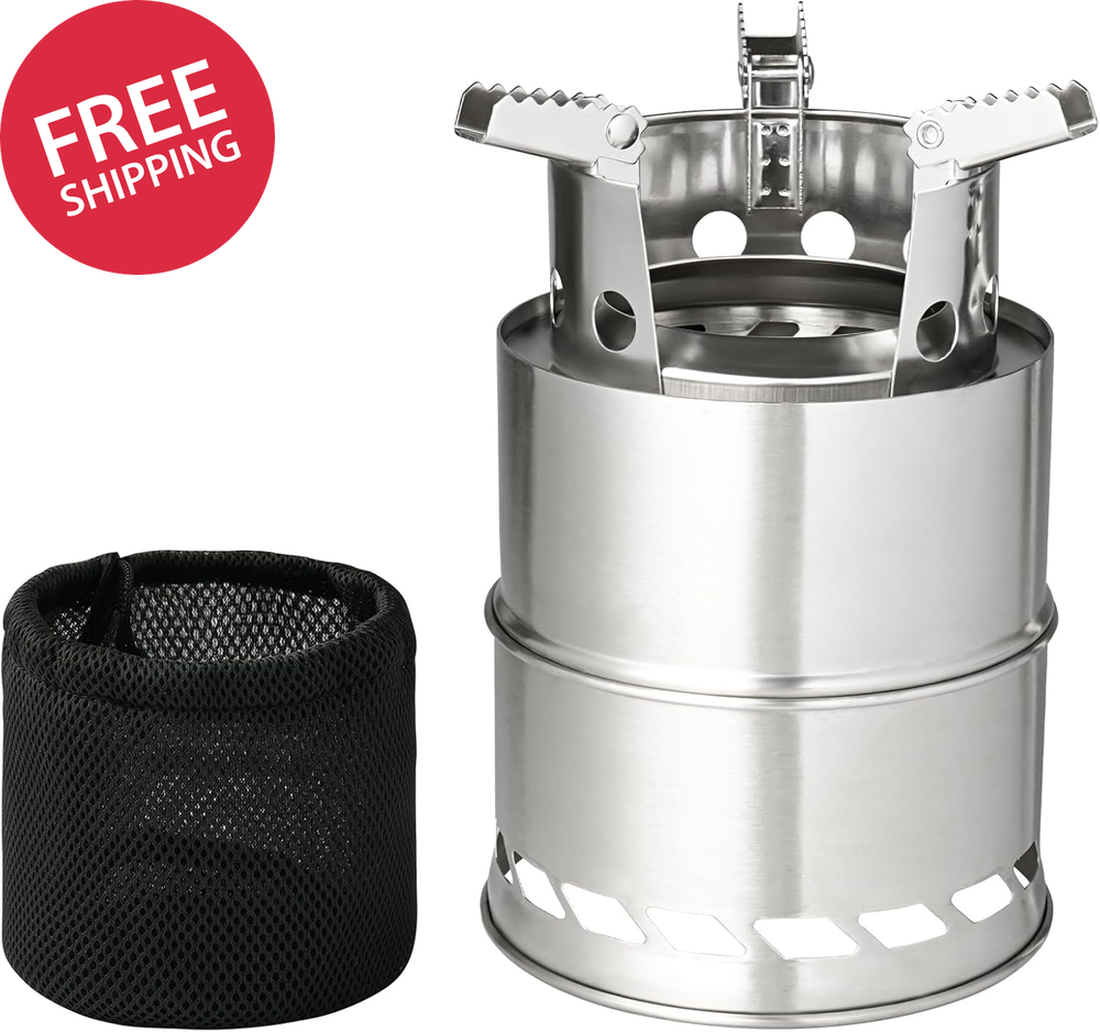 Fire Pit Smokeless Firepit 304 Stainless Steel Material - Outdoor Fire Pit Silve