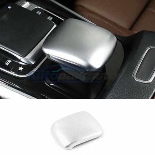 1PCS For Benz GLA W156 2020-2023 ABS Silver Central Console Gear Shift Knob Trim