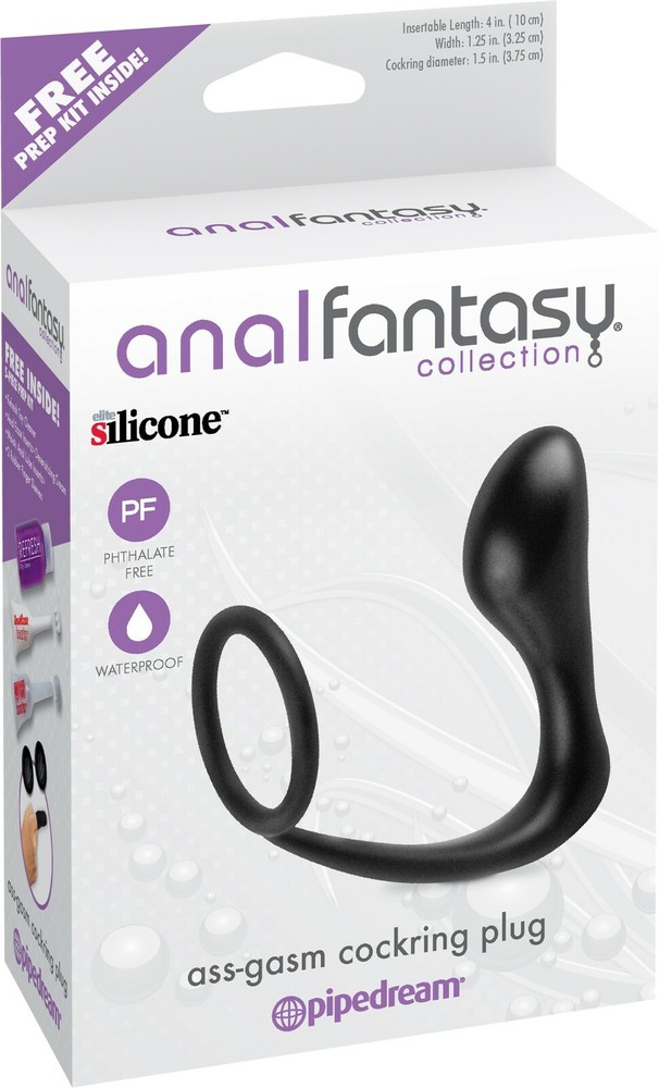 ANAL FANTASY ASS-GASM COCKRING PLUG P SPOT MASSAGER