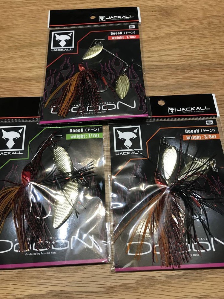 Fishing Lure Jackall Dawn 3 Size Set Oretachi Fire Spinnerbait Rikuo Funoo