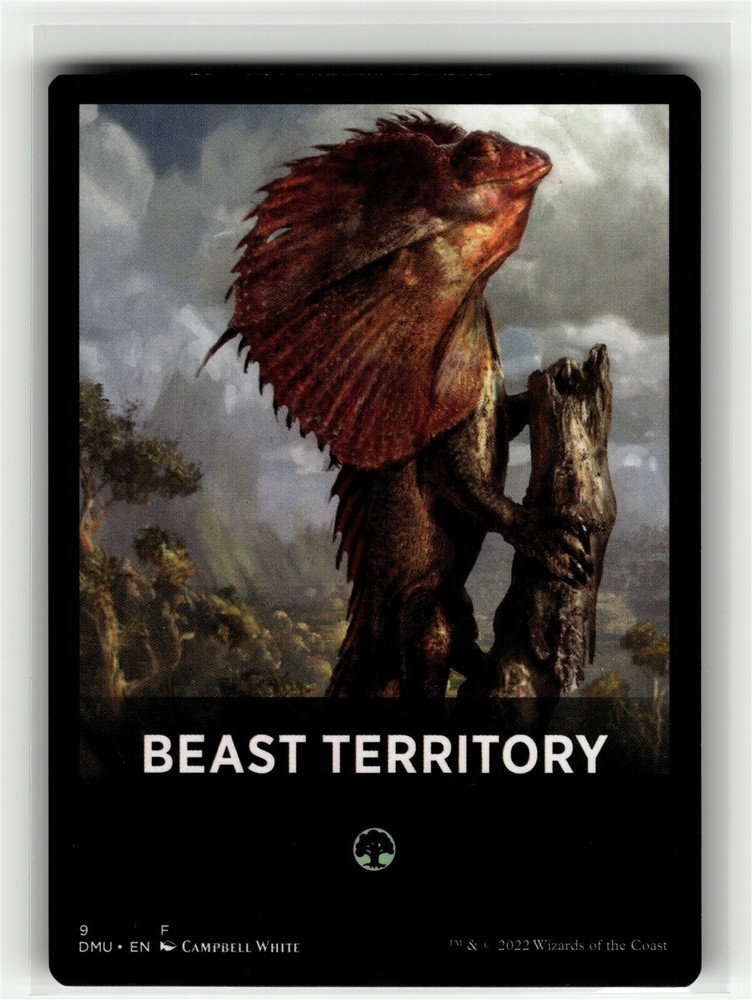 BEAST TERRITORY THEME CARD Dominaria United #9 DMU(NM+)(MTG)