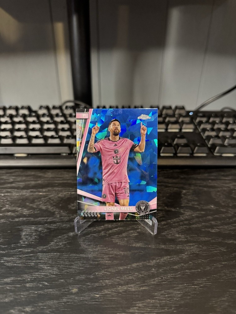 Lionel Messi 2024 Topps Chrome Sapphire Edition MLS #10 Inter Miami CF