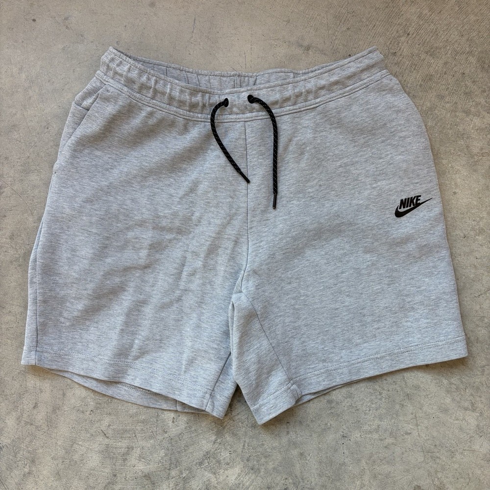 Nike Sportswear Tech Fleece Sweat Shorts 7” Gray Lounge CU4503-063 Men’s Large