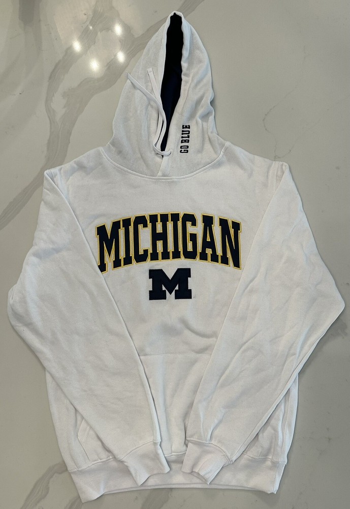 Colosseum Michigan Wolverines Men’s Medium Hooded Sweatshirt NWOT (DD189)