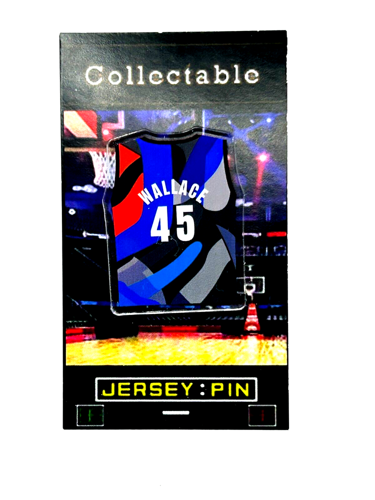 New Jersey Nets Gerald Wallace jersey lapel pin - classic NBA collectible